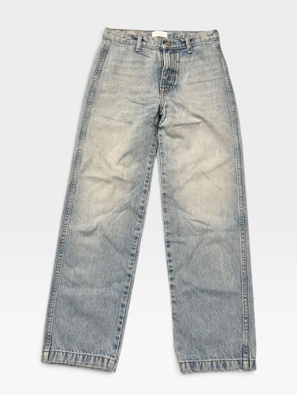 Boyish Kirby Where The Boys Are Light Wash Straight Leg Jeans Size 25 Minimalist